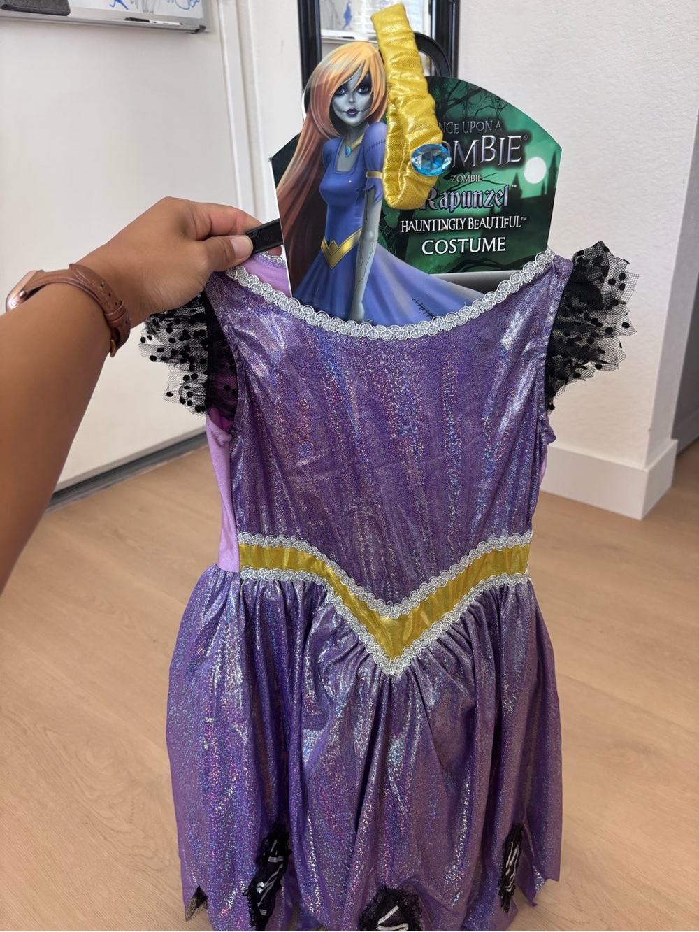 Once Upon a Zombie Purple Girls' Costume Dress